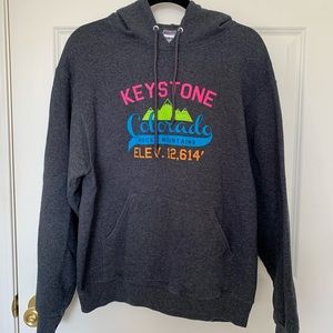 Gray Keystone Colorado Hoodie. Super comfy and warm! Perfect for winter.
